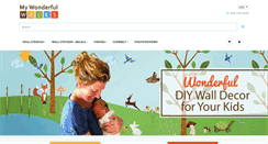 Desktop Screenshot of mywonderfulwalls.com